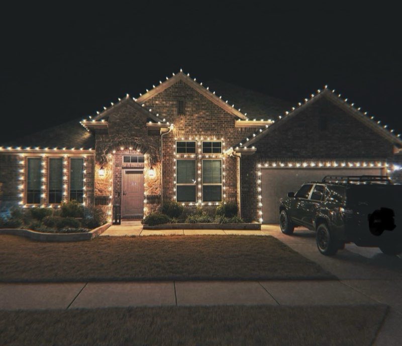 Christmas lights Waxahachie